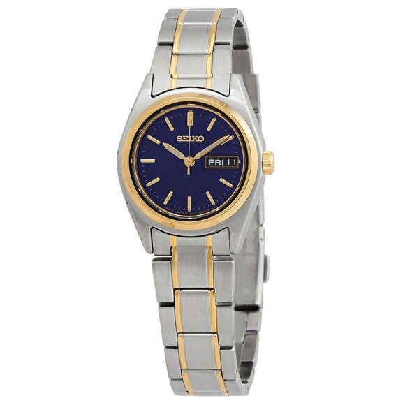 NWT Seiko Fashion Ladies Quartz Titanium Authentic Watch - Picture 1 of 3